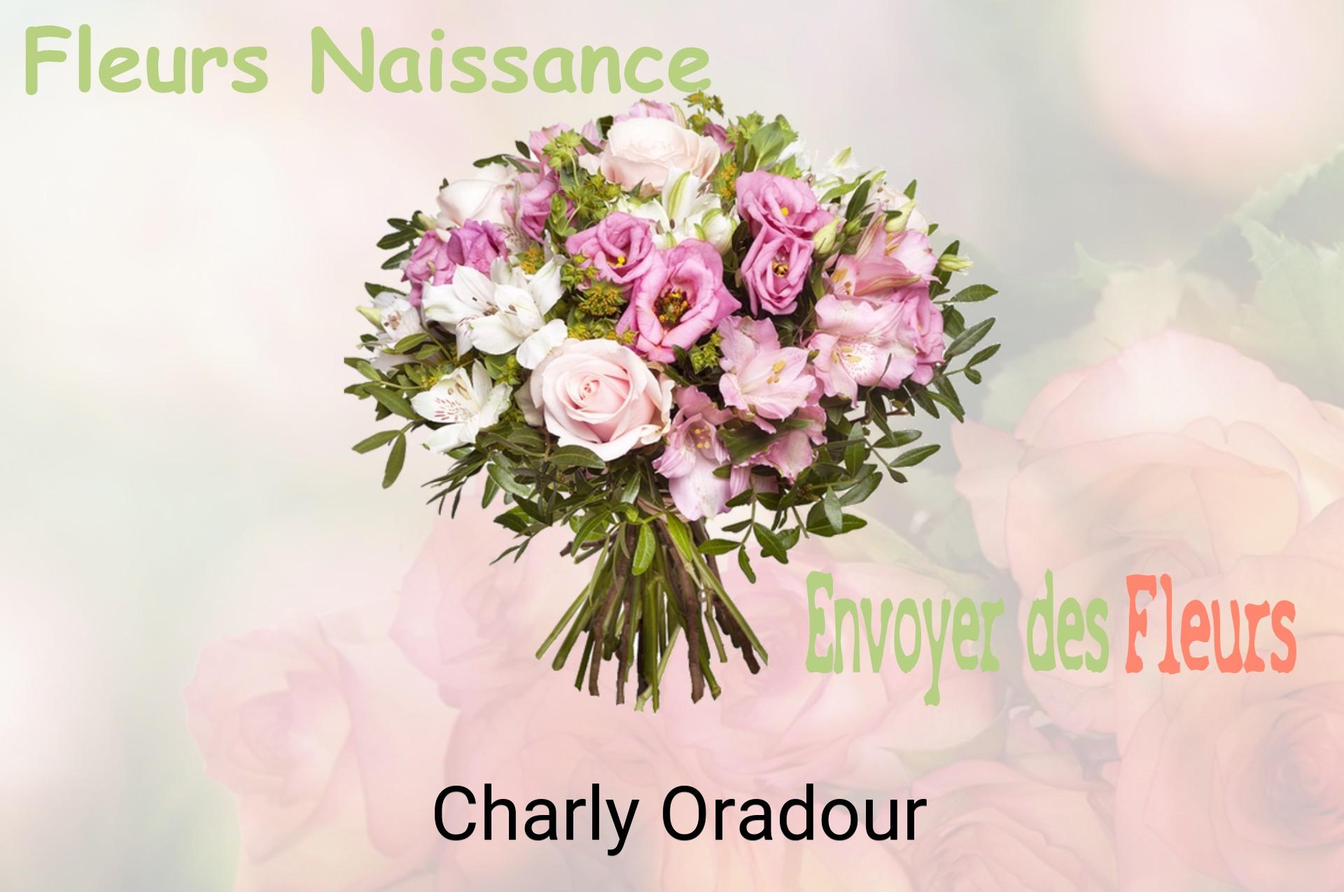 Bouquet de fleurs de naissance livré à Charly-Oradour